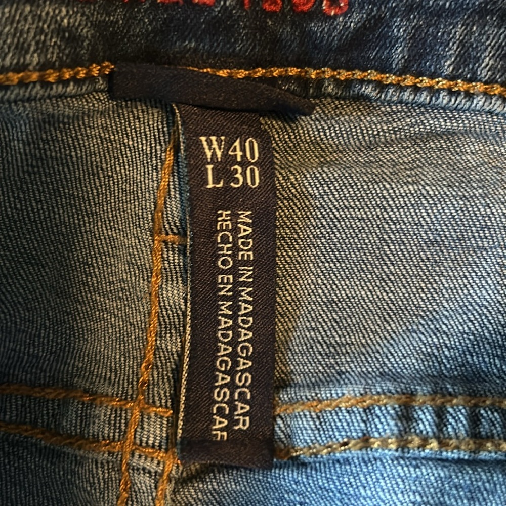 U.S.POLO ASSN. straight leg medium mens blue jeans - Picture 6 of 11